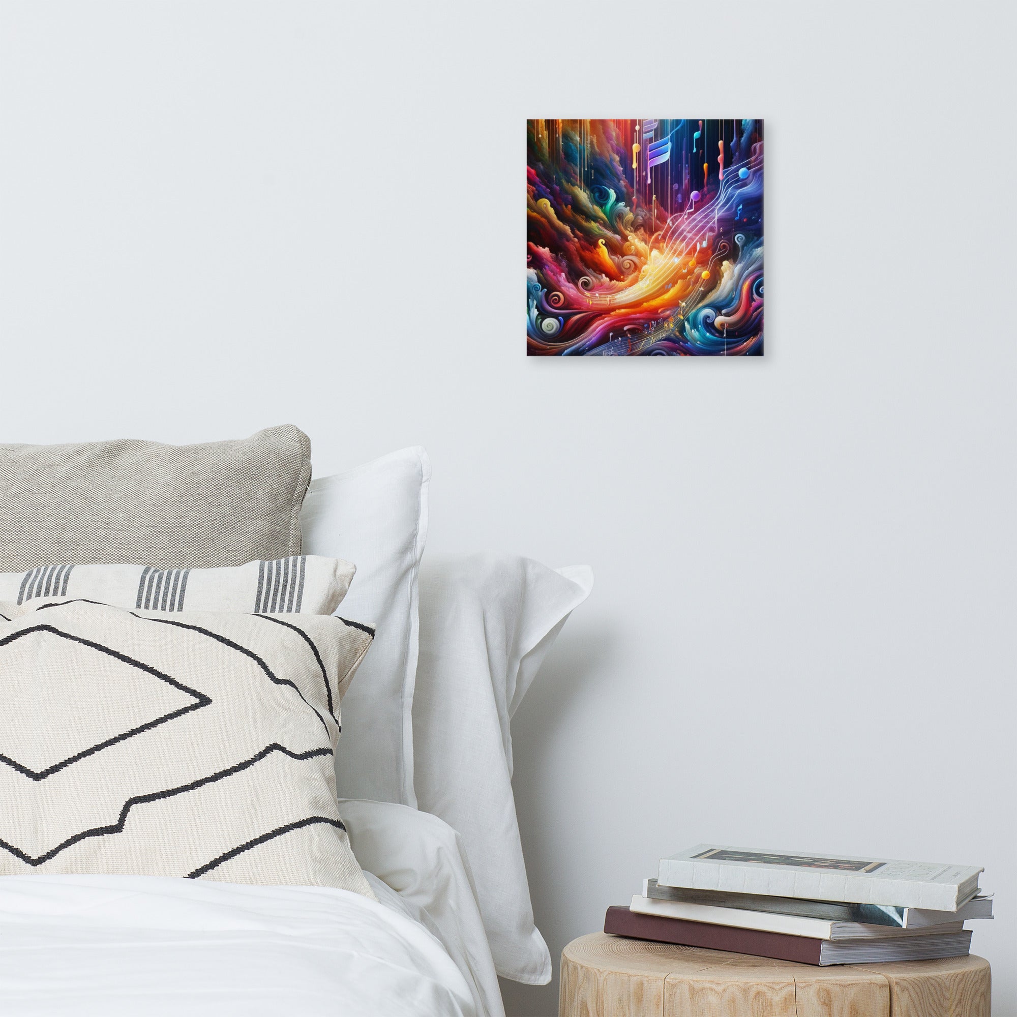 Colorful Synethesia Visualization - Canvas