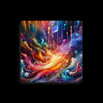 Colorful Synethesia Visualization - Canvas