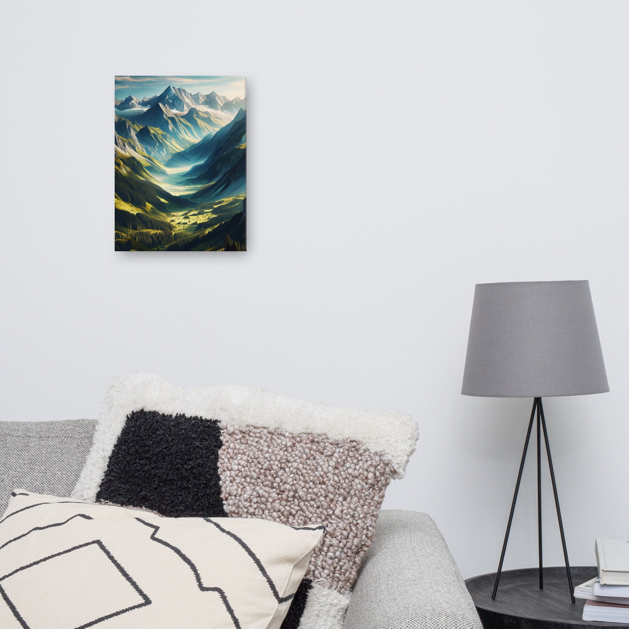 Mountains and Valleys - Canvas