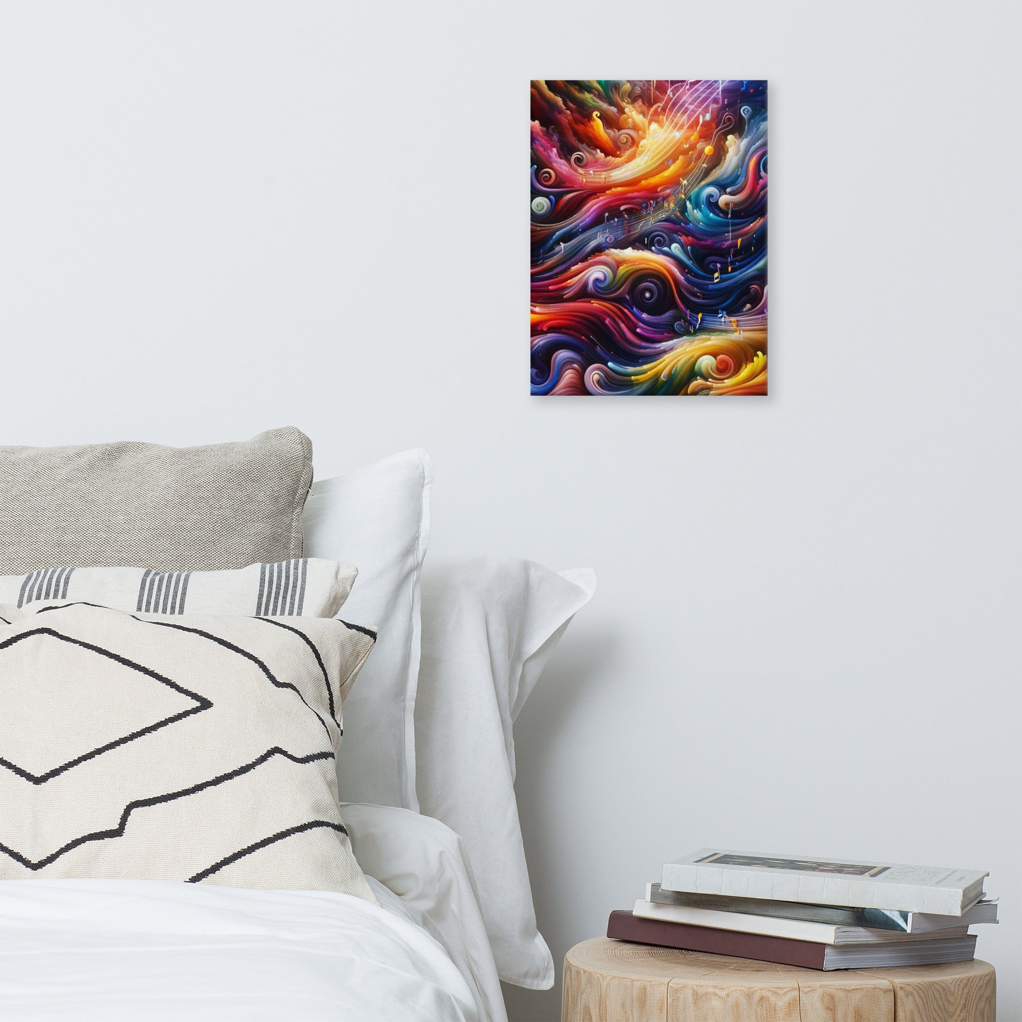 Colorful Synethesia Visualization - Canvas