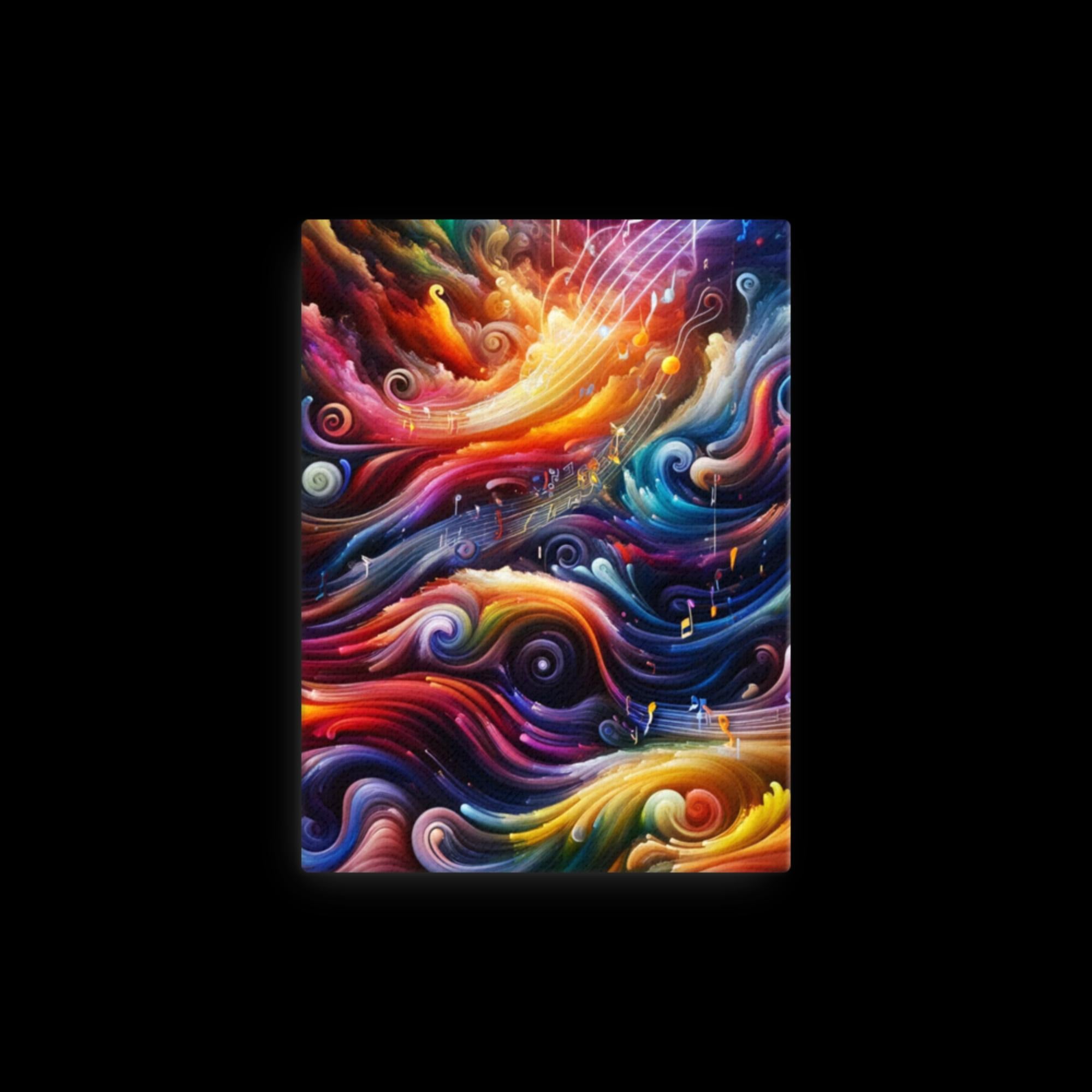 Colorful Synethesia Visualization - Canvas