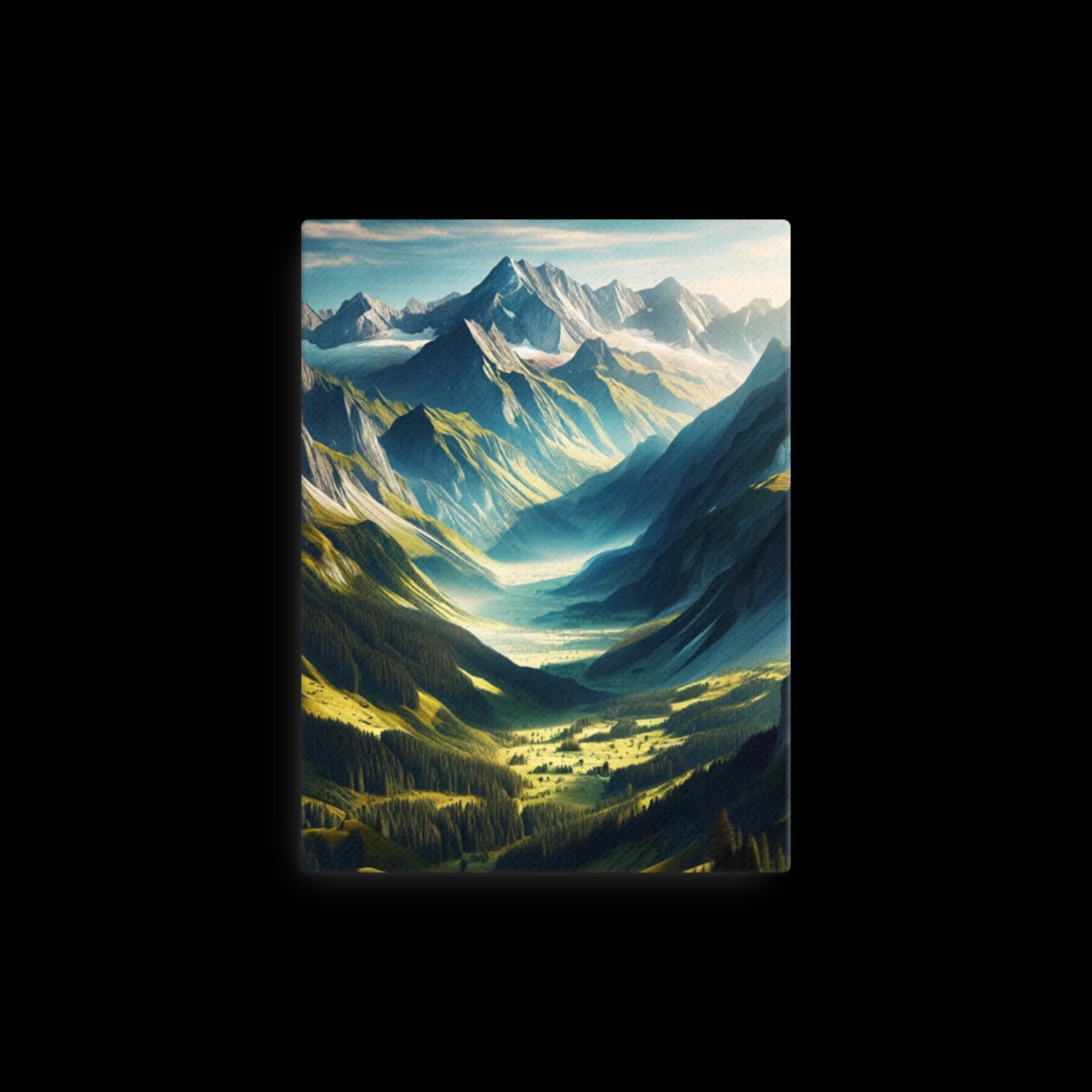 Mountains and Valleys - Canvas