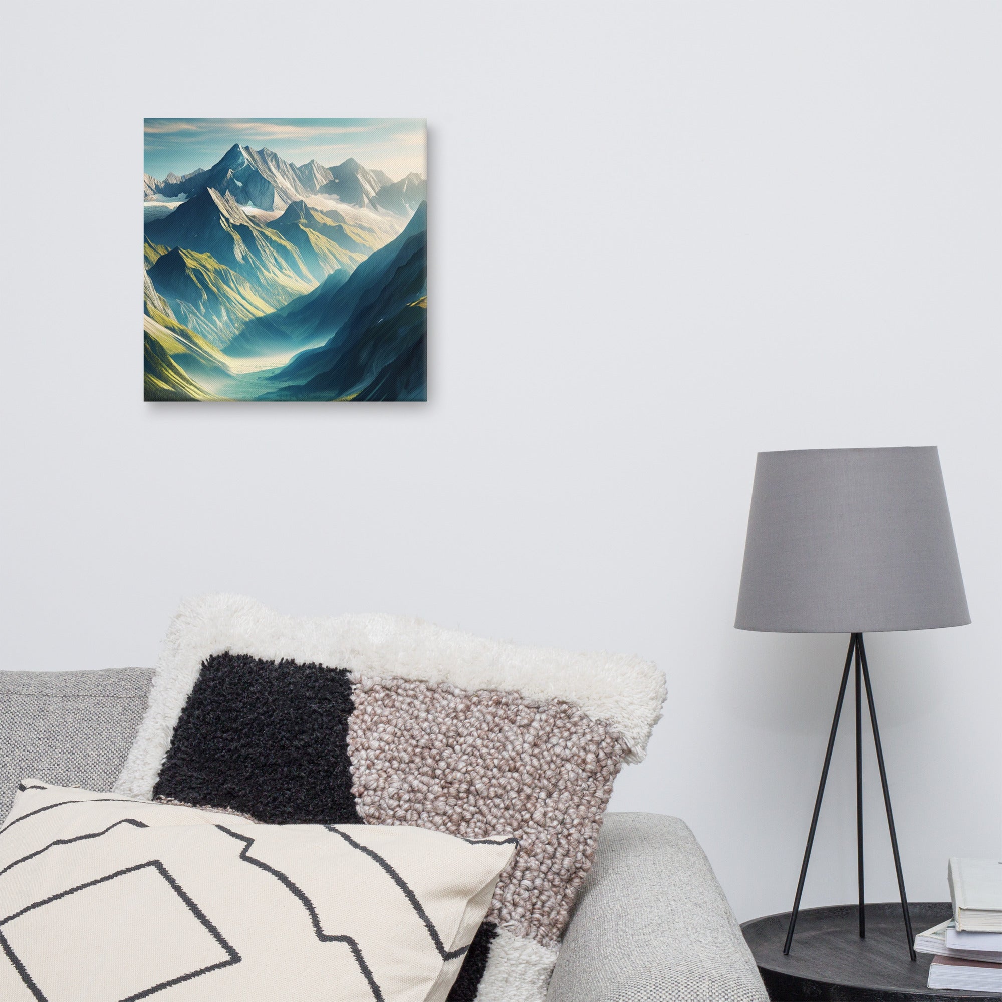 Mountains and Valleys - Canvas