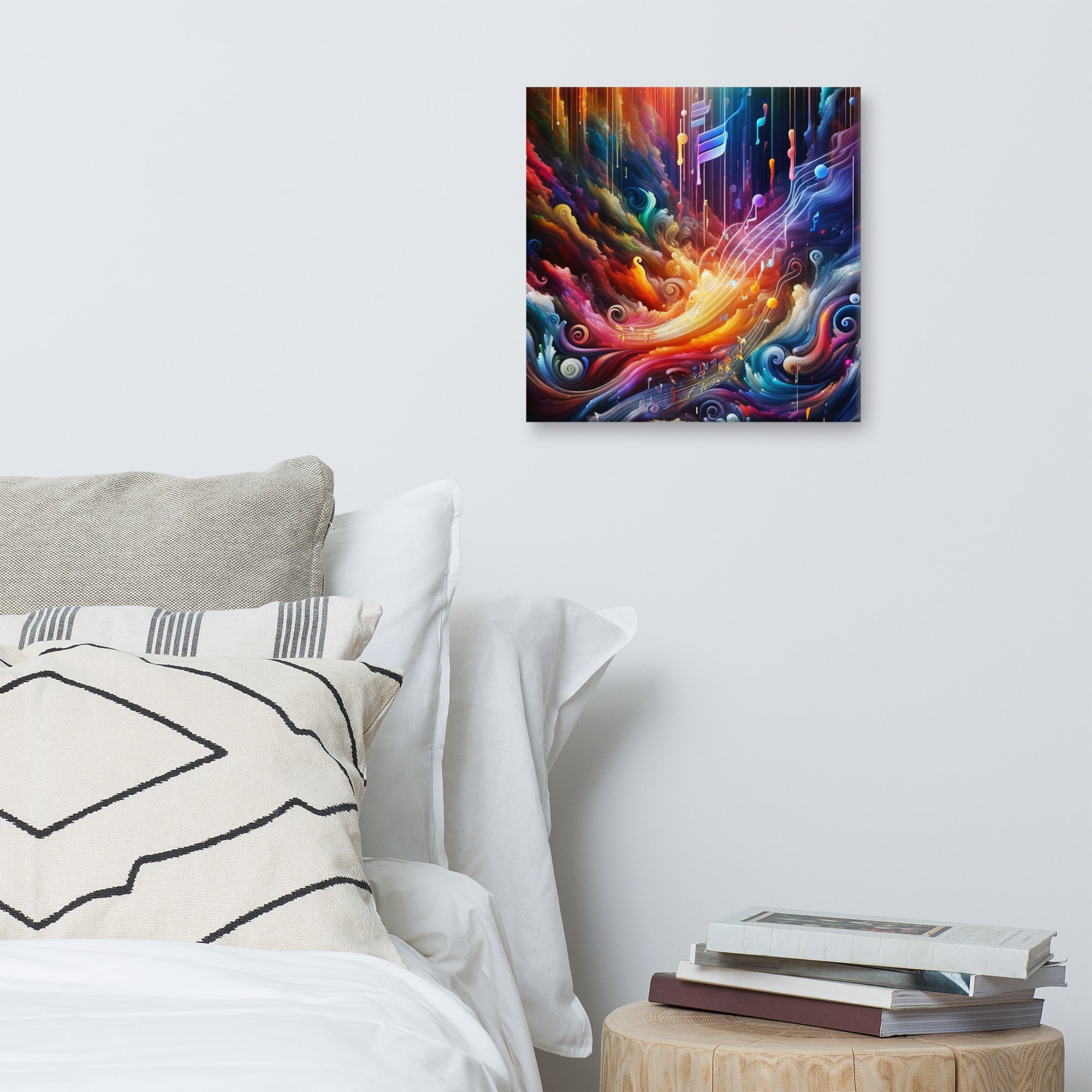 Colorful Synethesia Visualization - Canvas