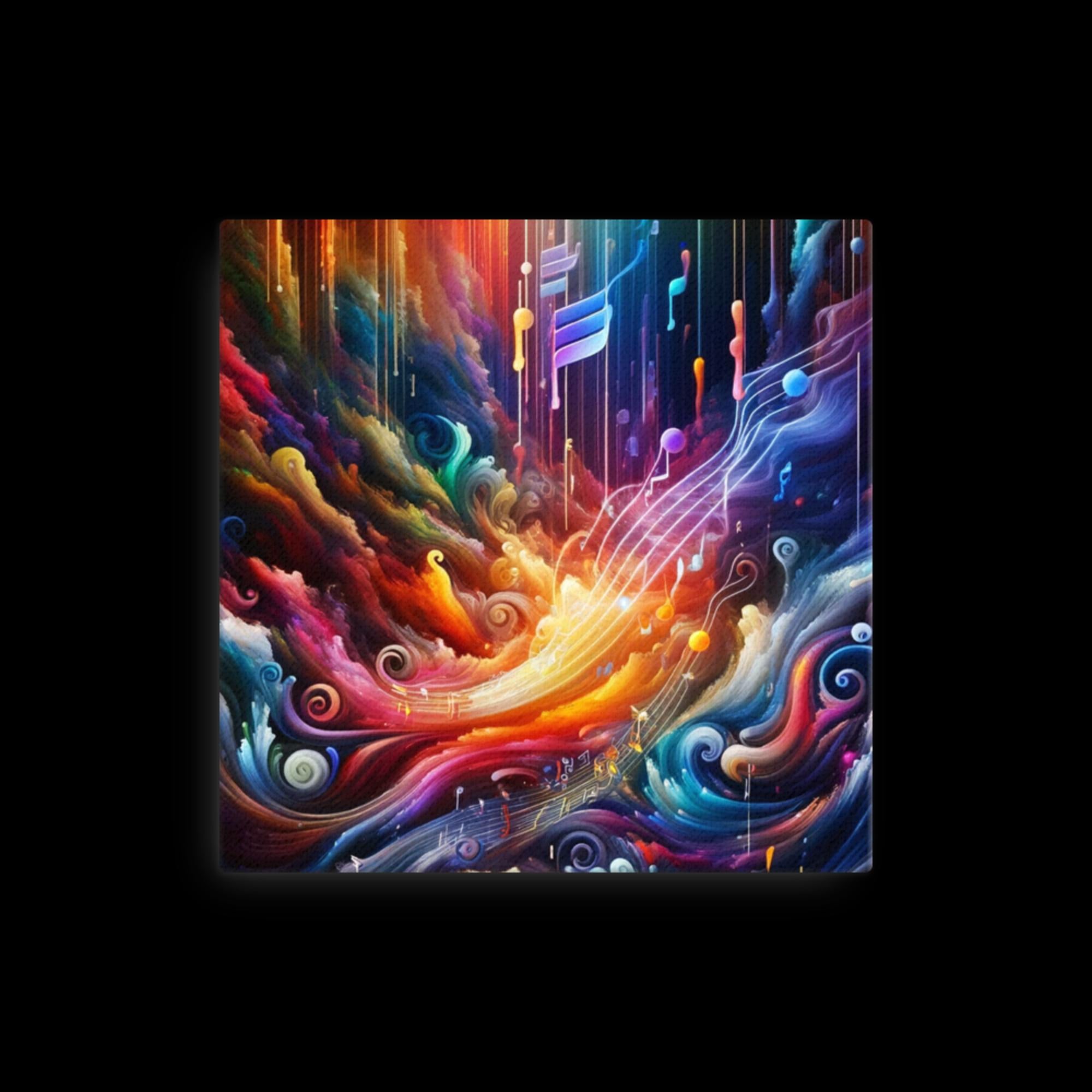 Colorful Synethesia Visualization - Canvas