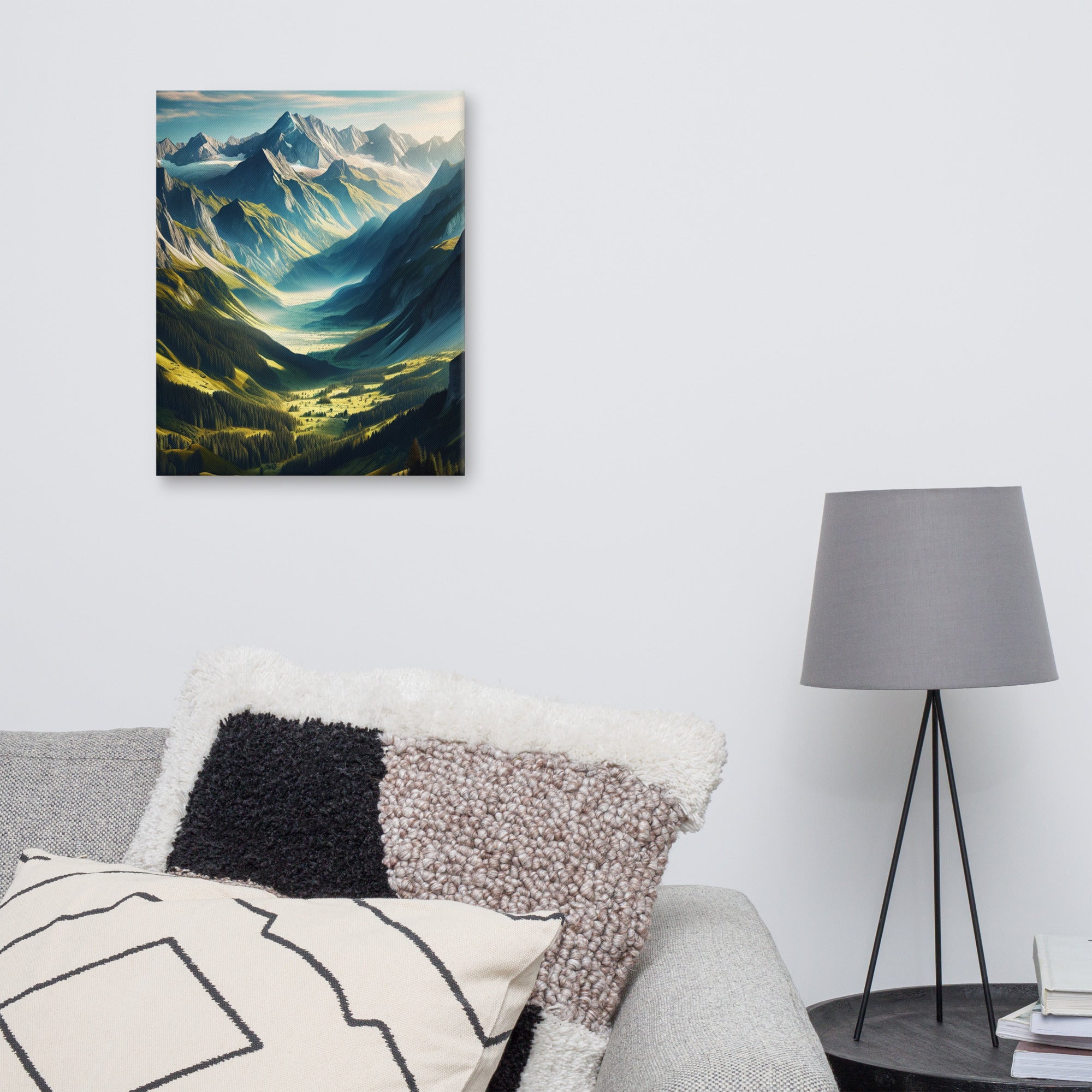 Mountains and Valleys - Canvas