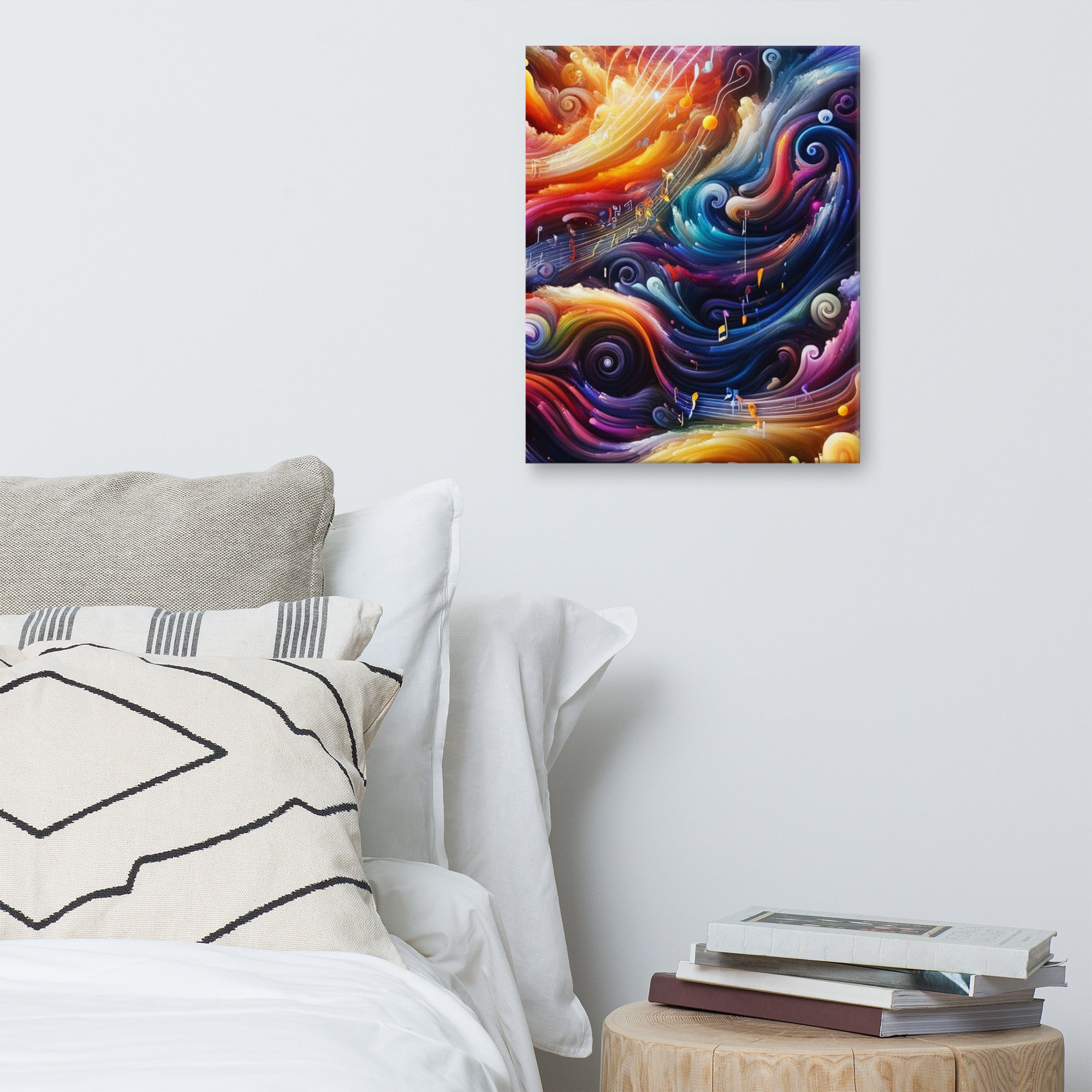 Colorful Synethesia Visualization - Canvas