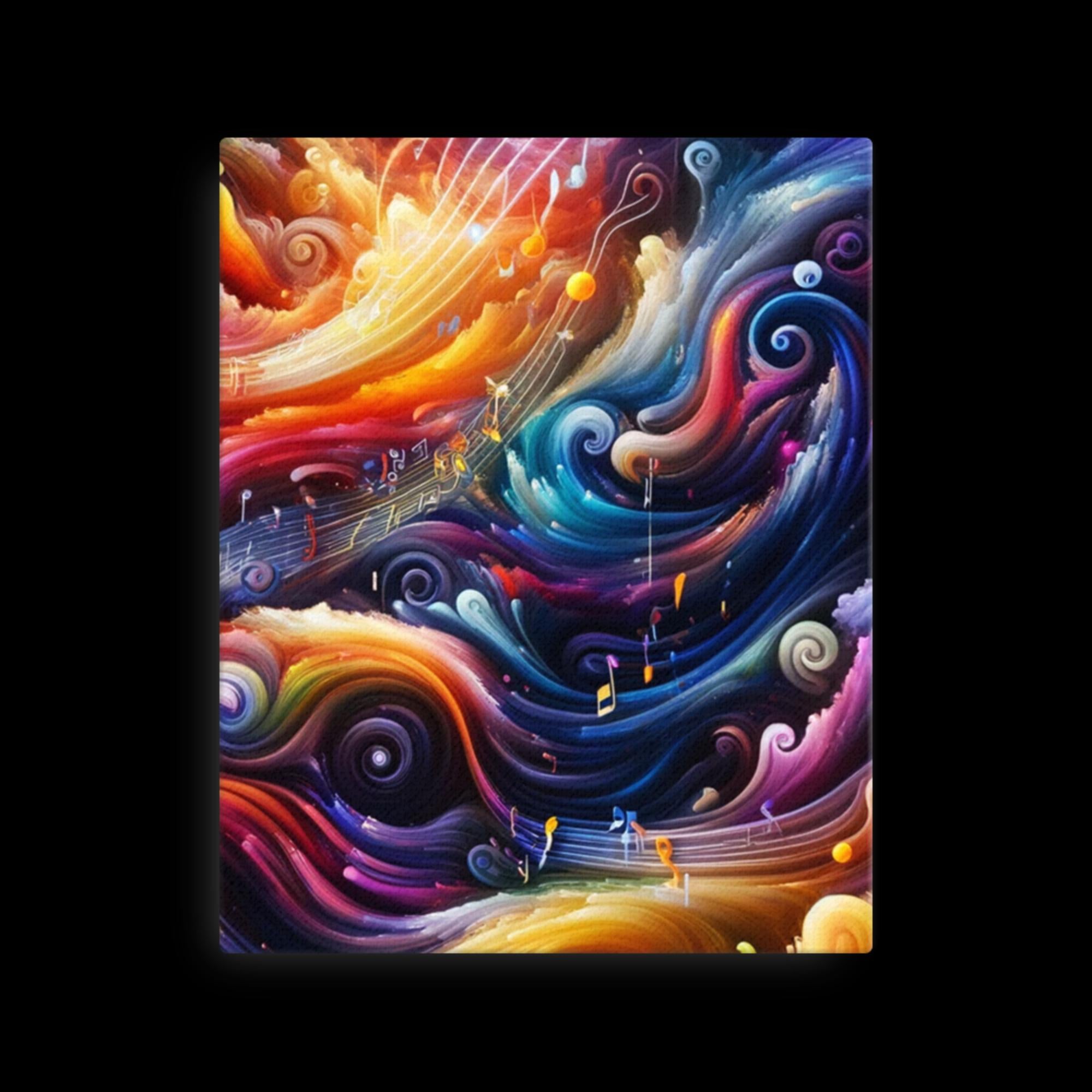 Colorful Synethesia Visualization - Canvas