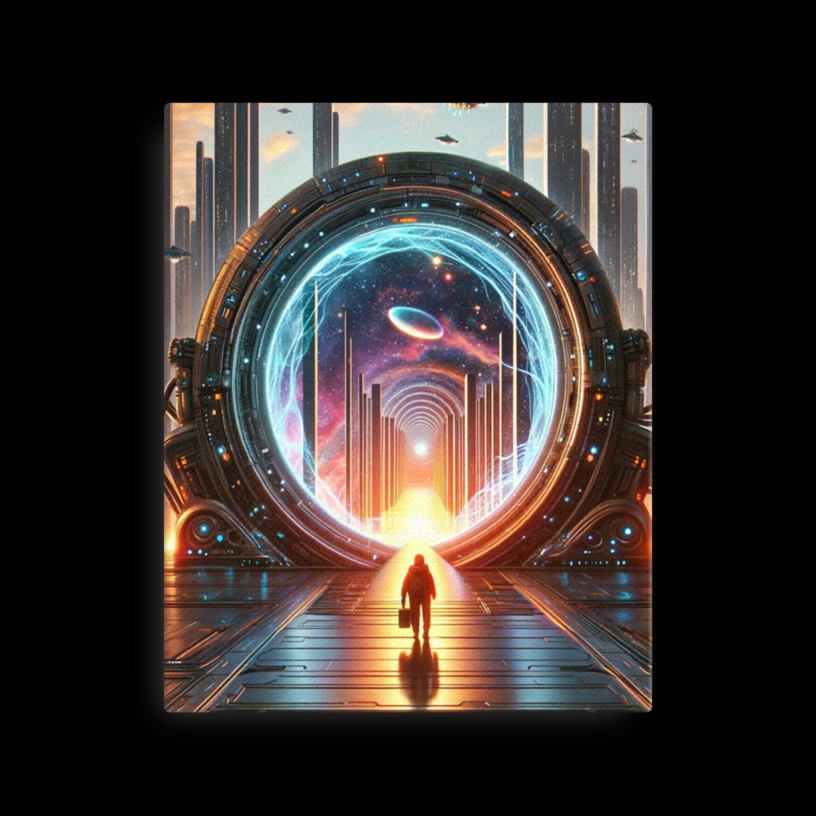 Planet Zapiod - Interdimensional Travel - Canvas