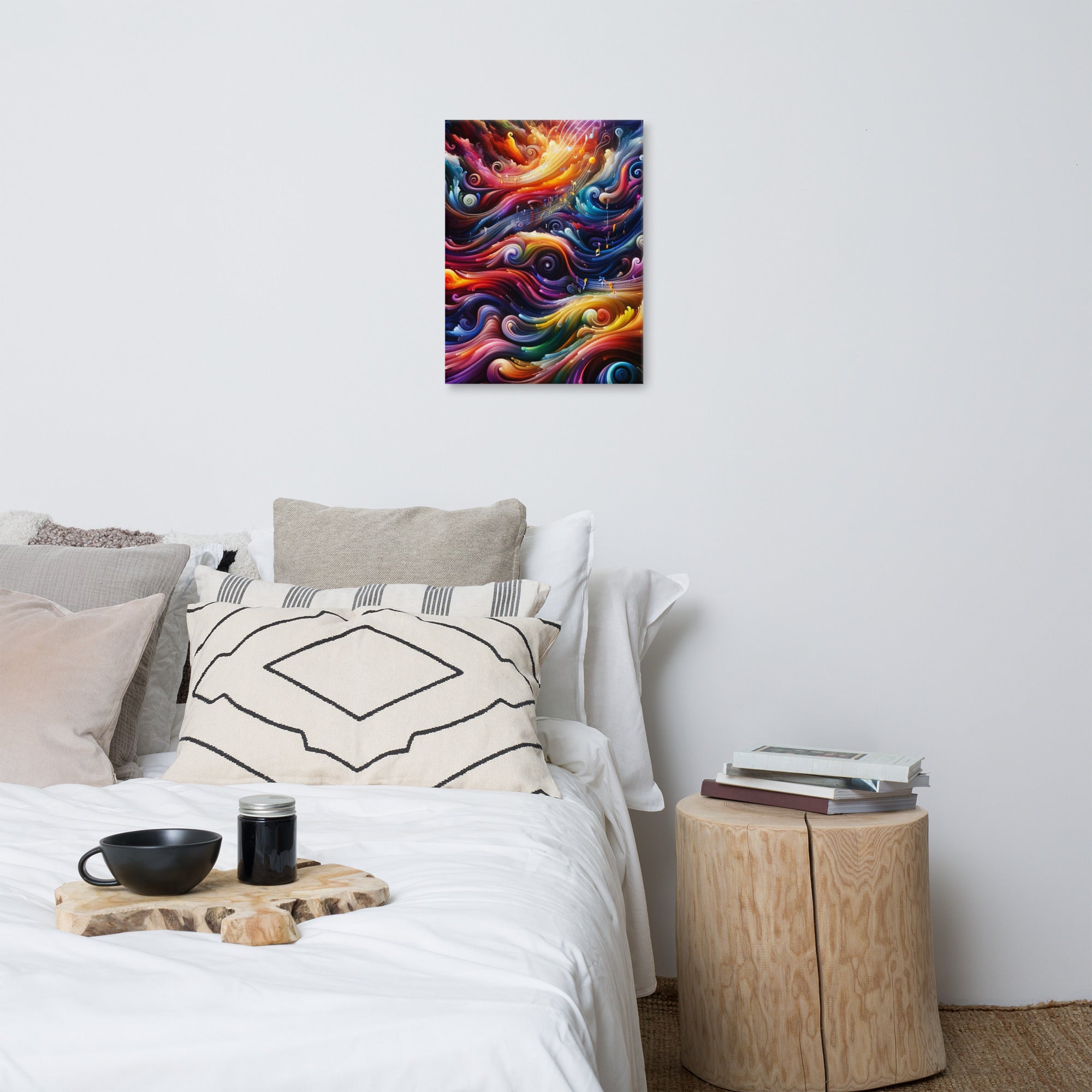 Colorful Synethesia Visualization - Canvas