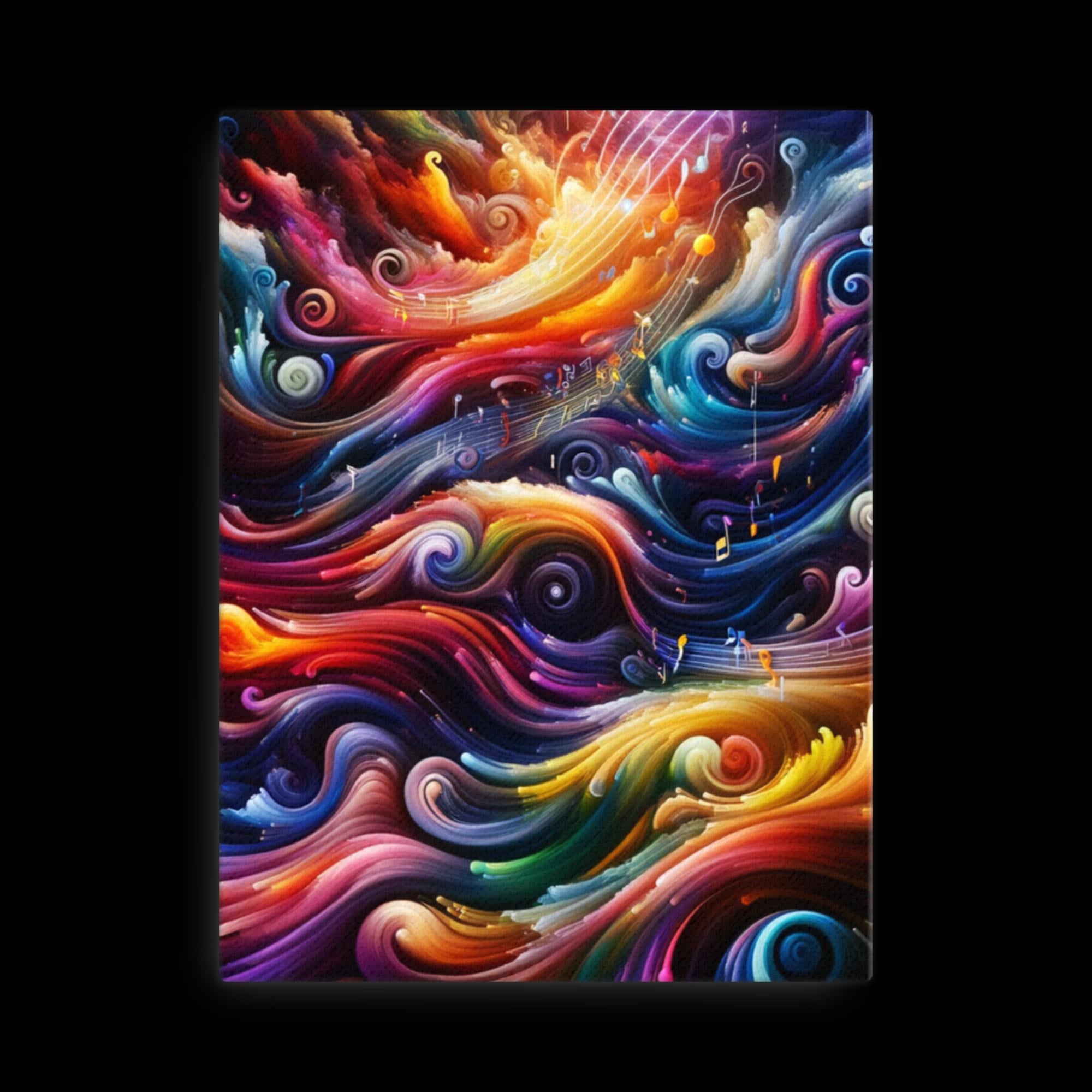 Colorful Synethesia Visualization - Canvas