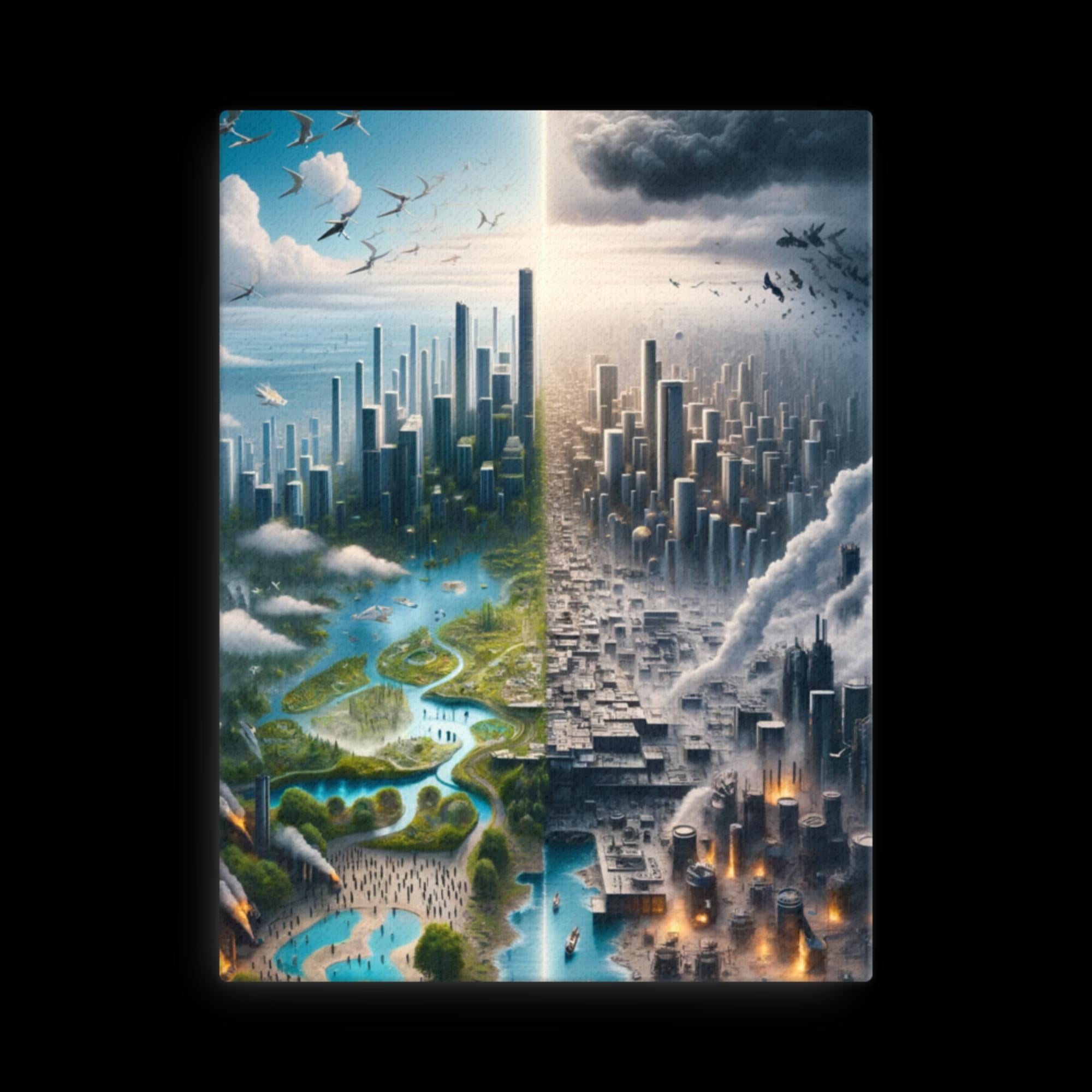 Utopian/Dystopian Imagination - Canvas
