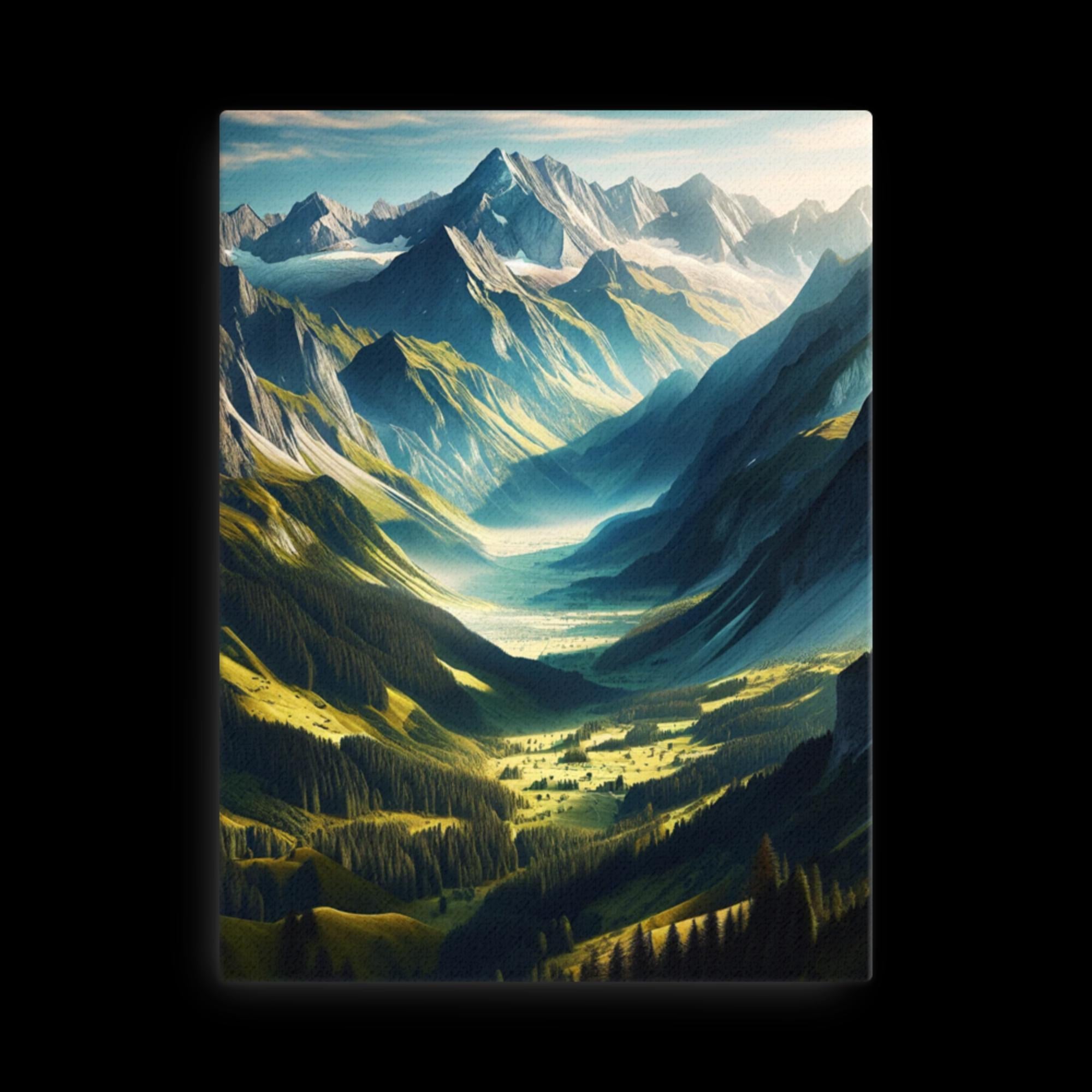 Mountains and Valleys - Canvas