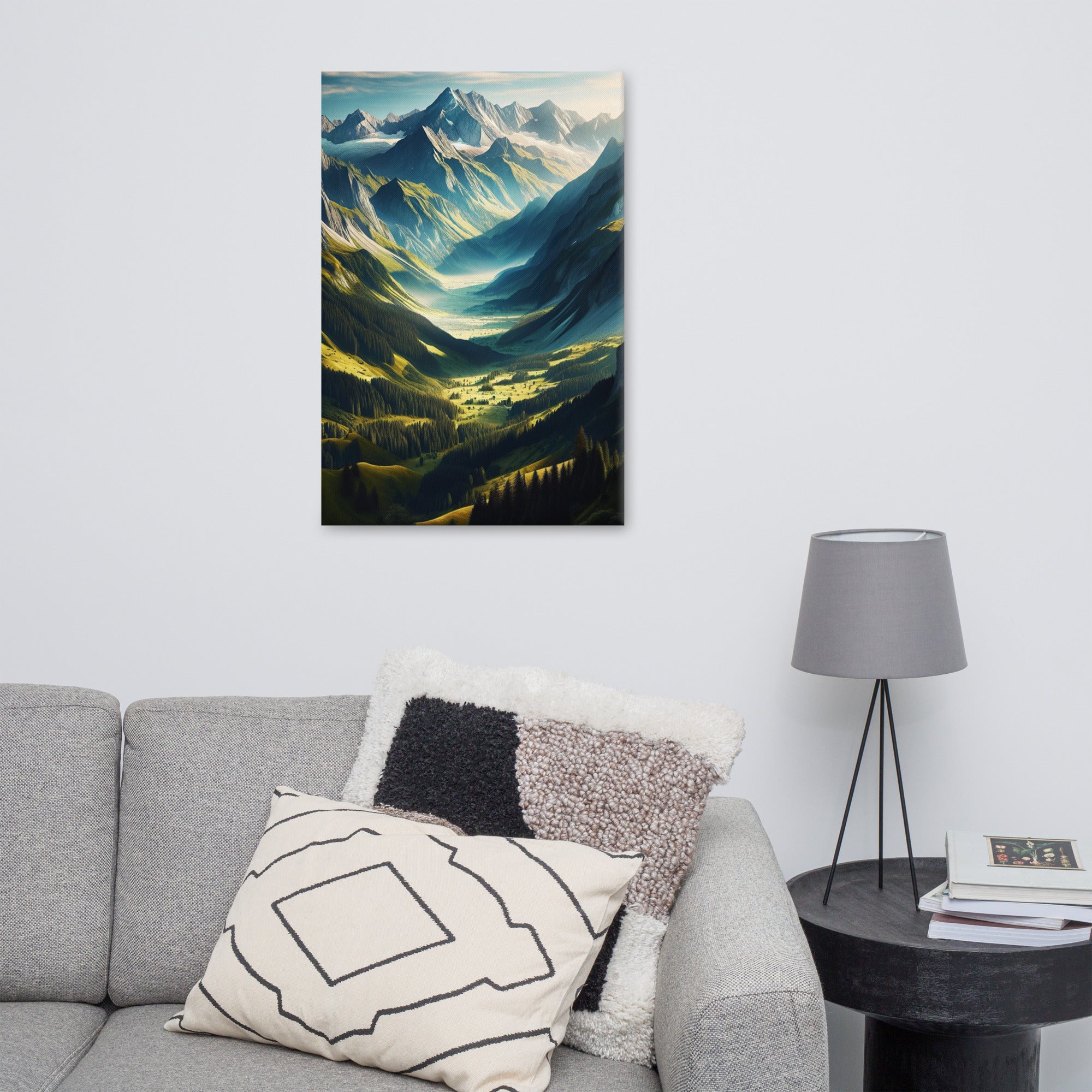 Mountains and Valleys - Canvas