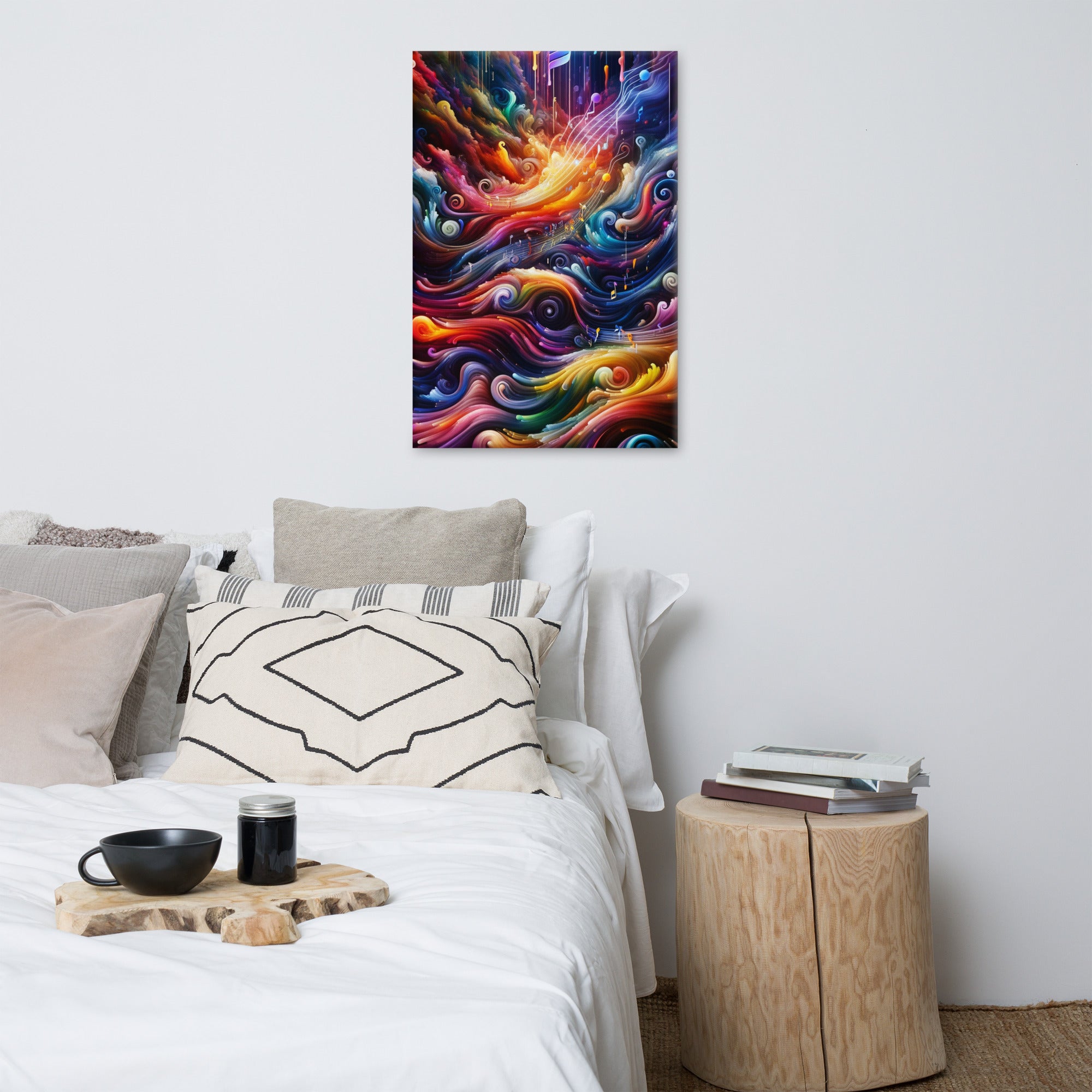 Colorful Synethesia Visualization - Canvas