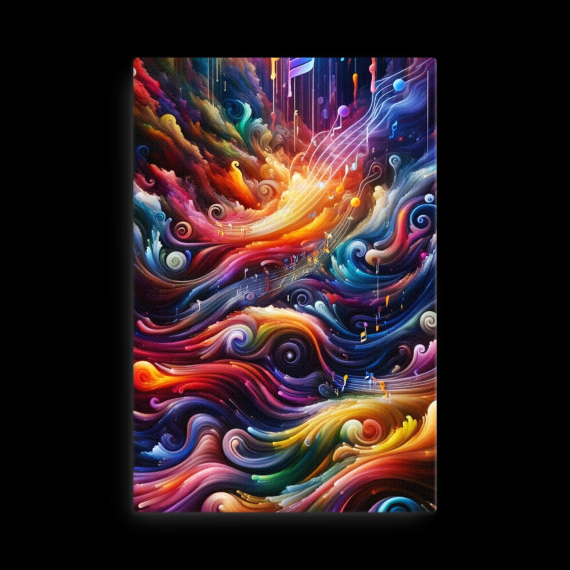 Colorful Synethesia Visualization - Canvas