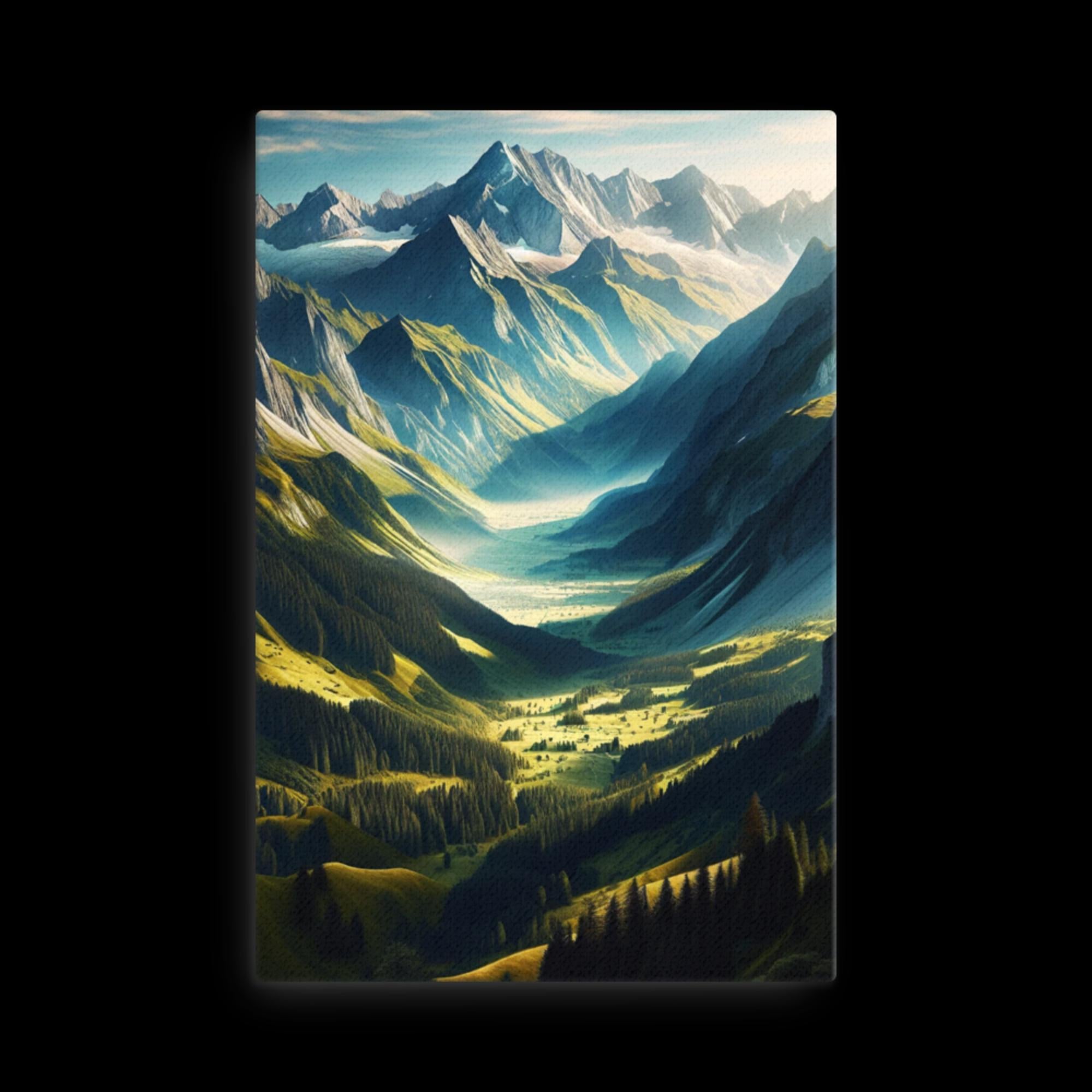 Mountains and Valleys - Canvas