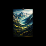 Mountains and Valleys - Poster