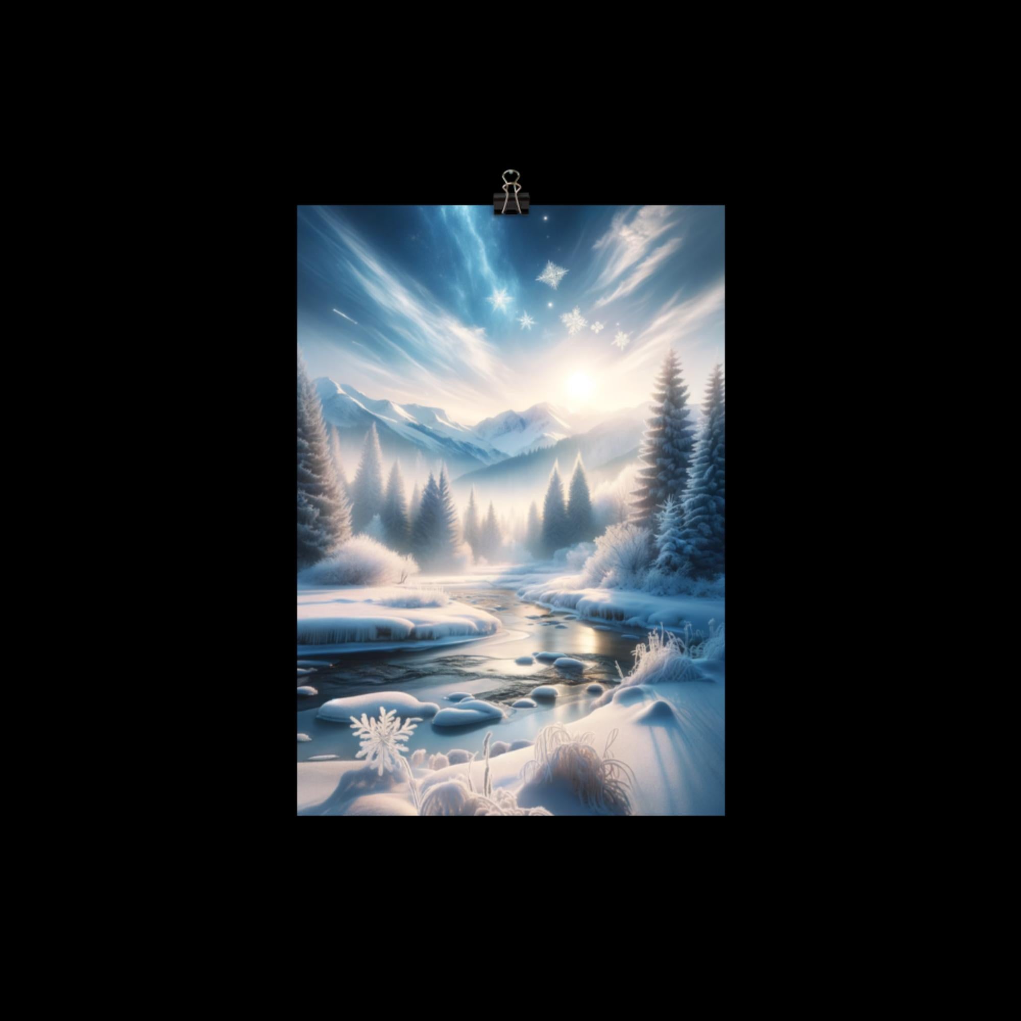 Winter Landscape - Poster