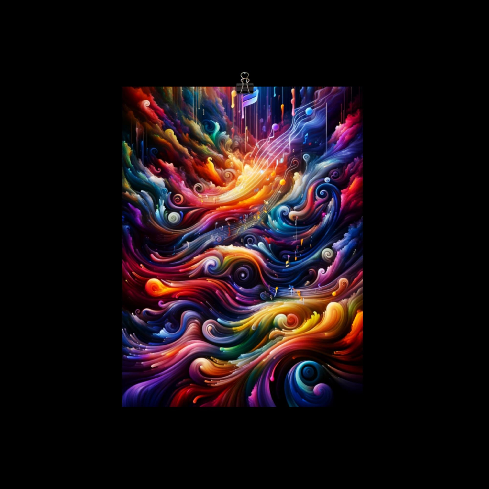 Colorful Synesthesia Visualization - Poster