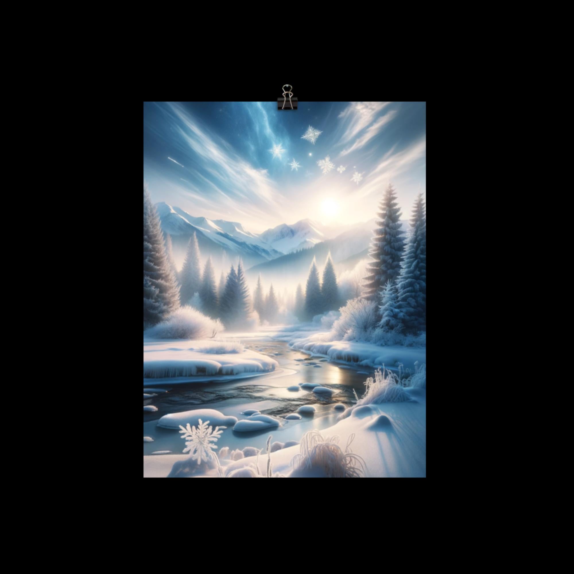 Winter Landscape - Poster