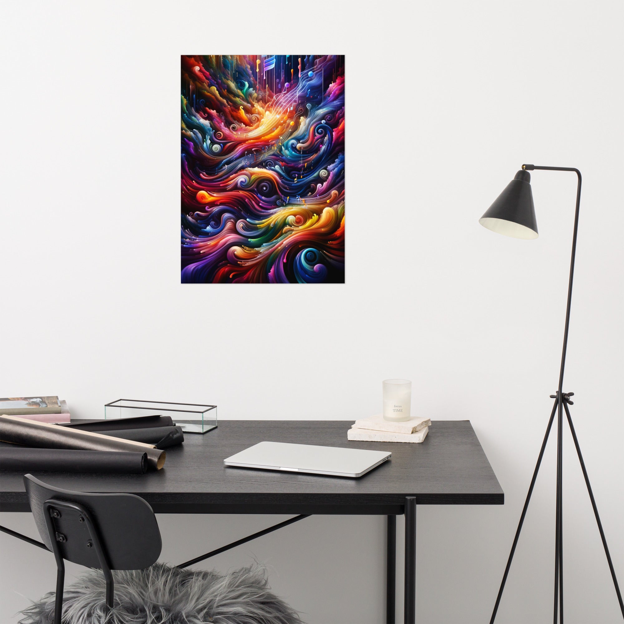 Colorful Synesthesia Visualization - Poster
