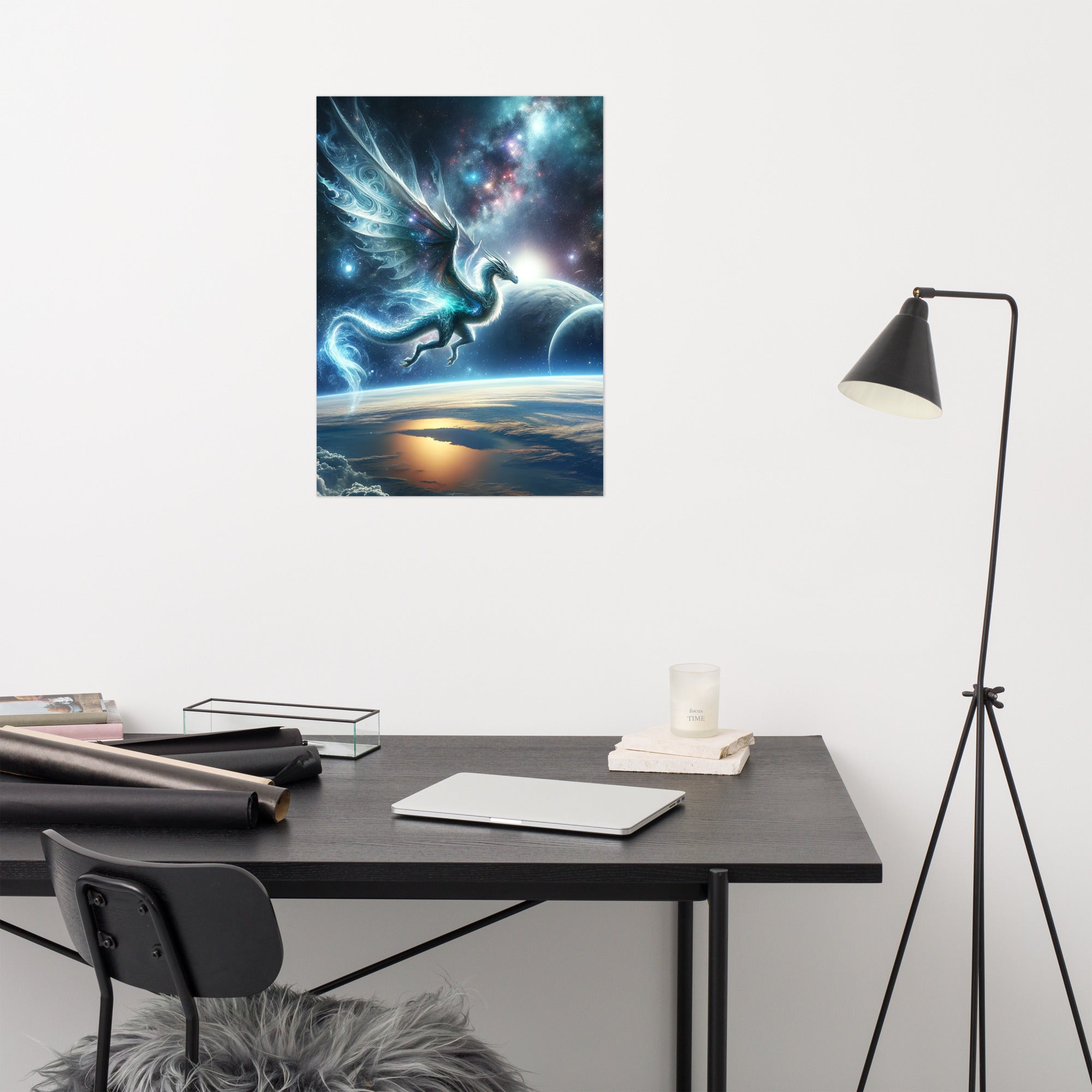 Space Dragon - Poster