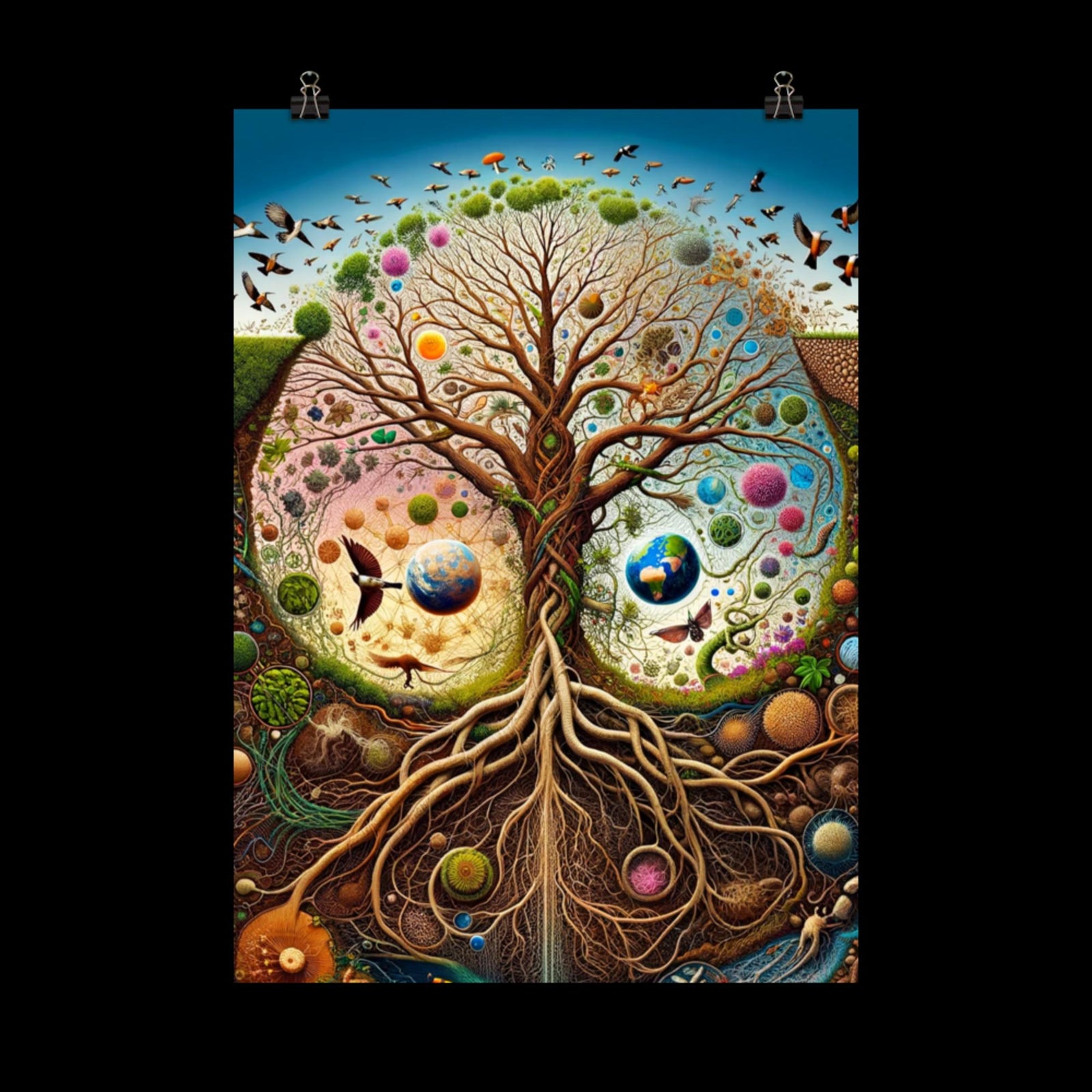 Nature's Interconnectedness - Poster