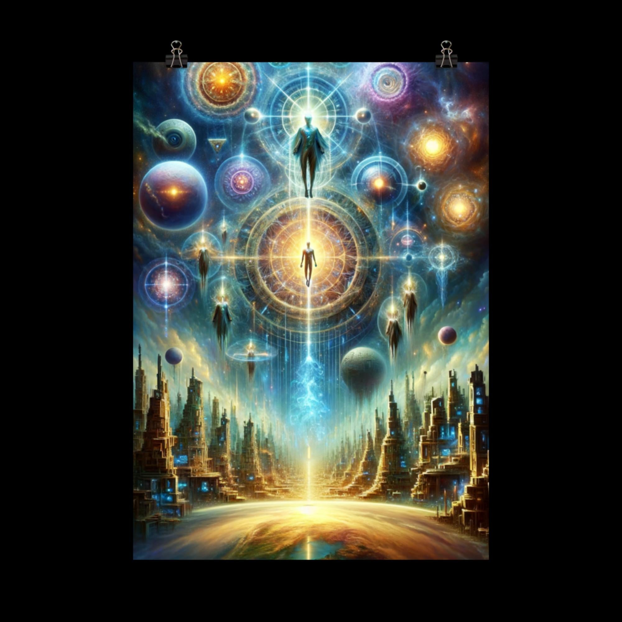 Higher Dimensional Beings - Poster