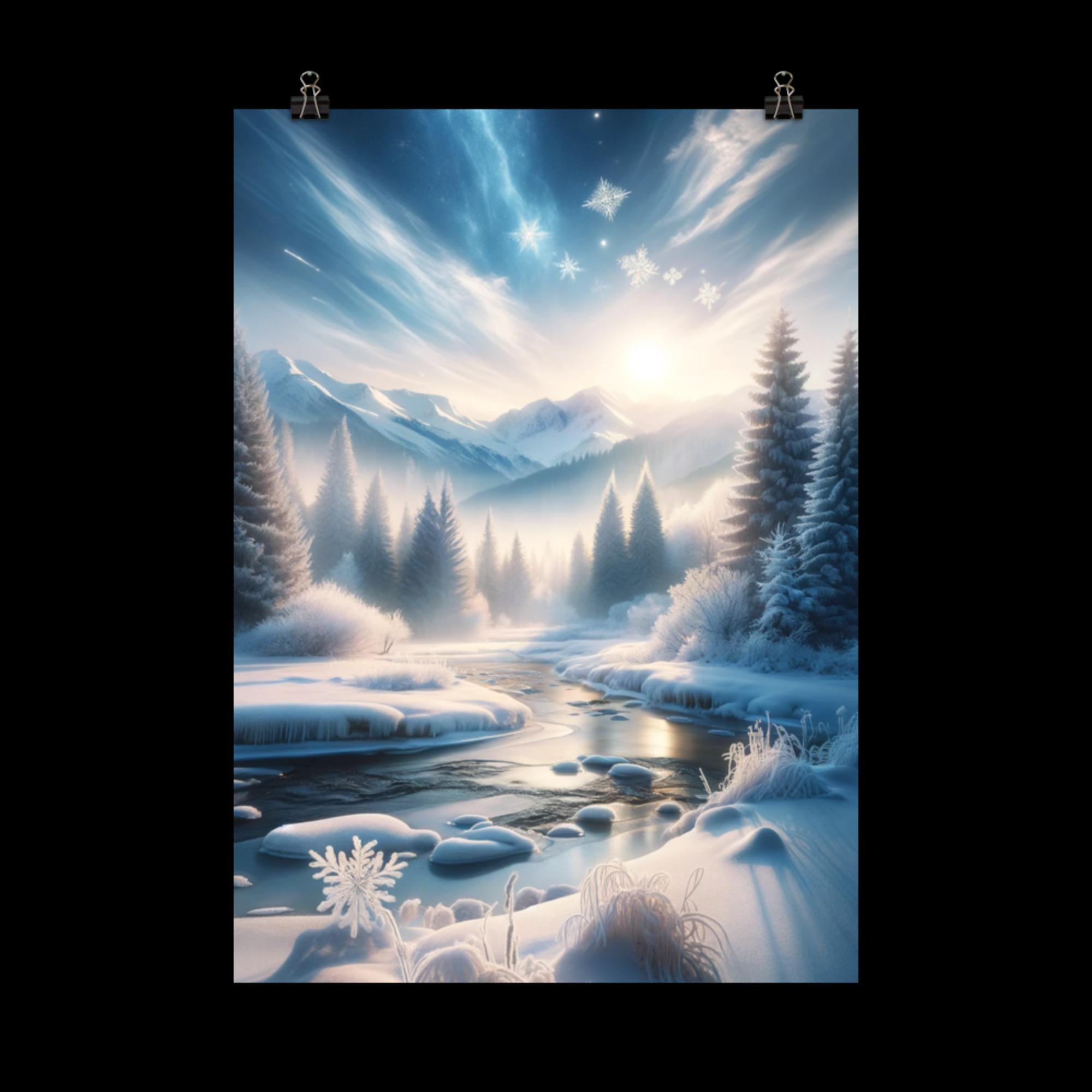 Winter Landscape - Poster