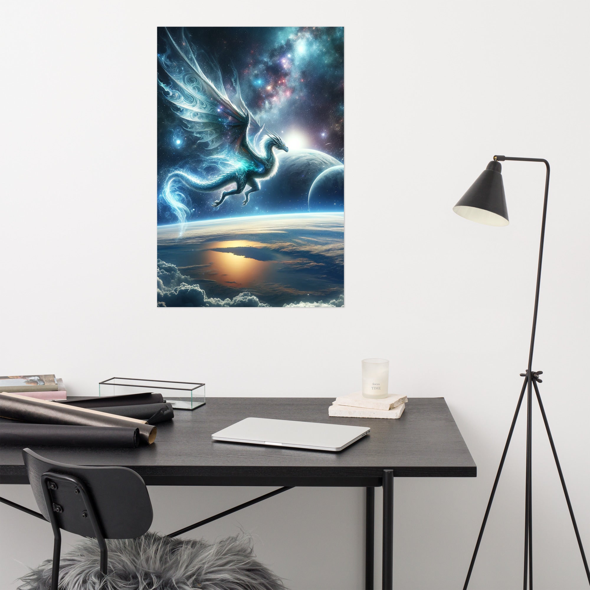 Space Dragon - Poster