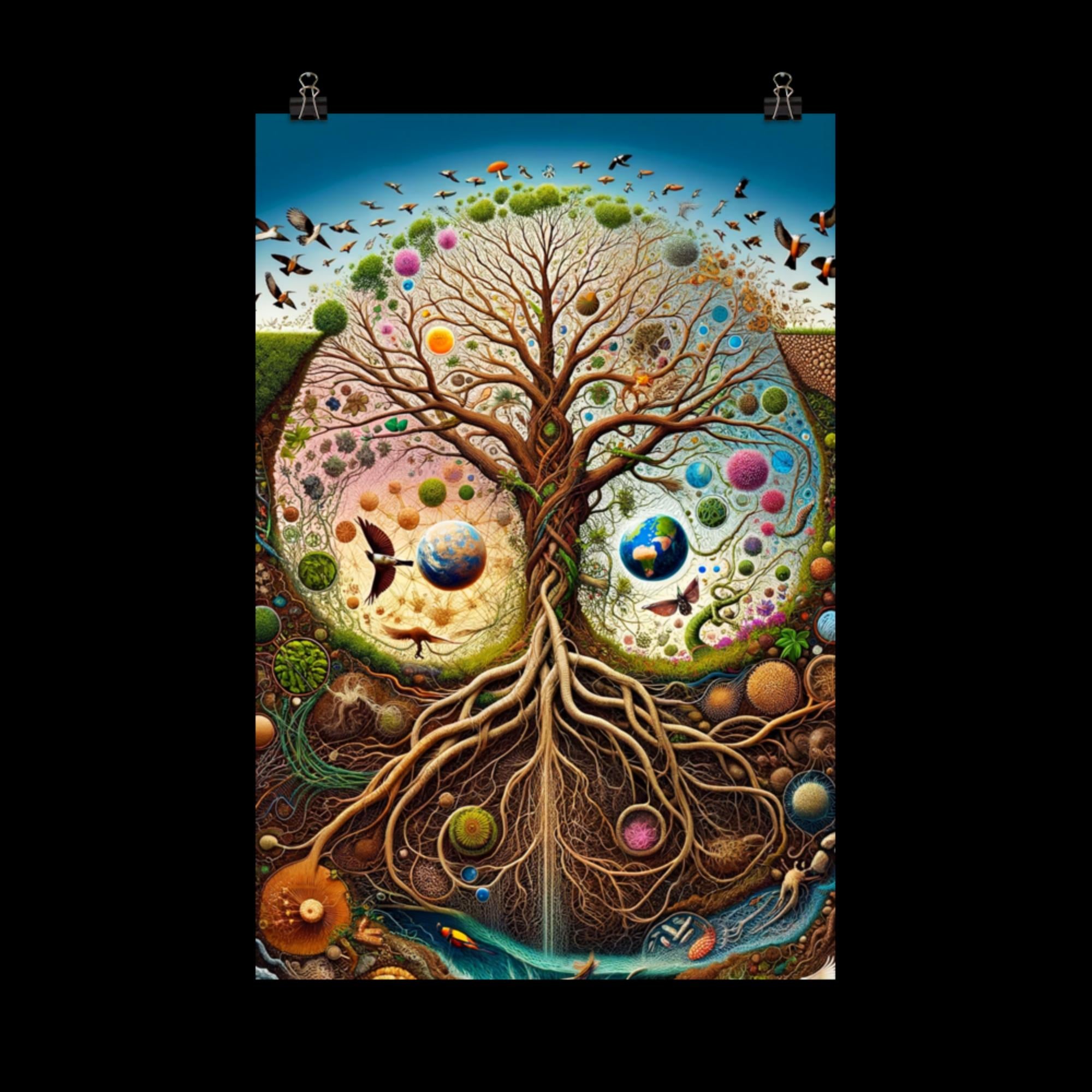 Nature's Interconnectedness - Poster