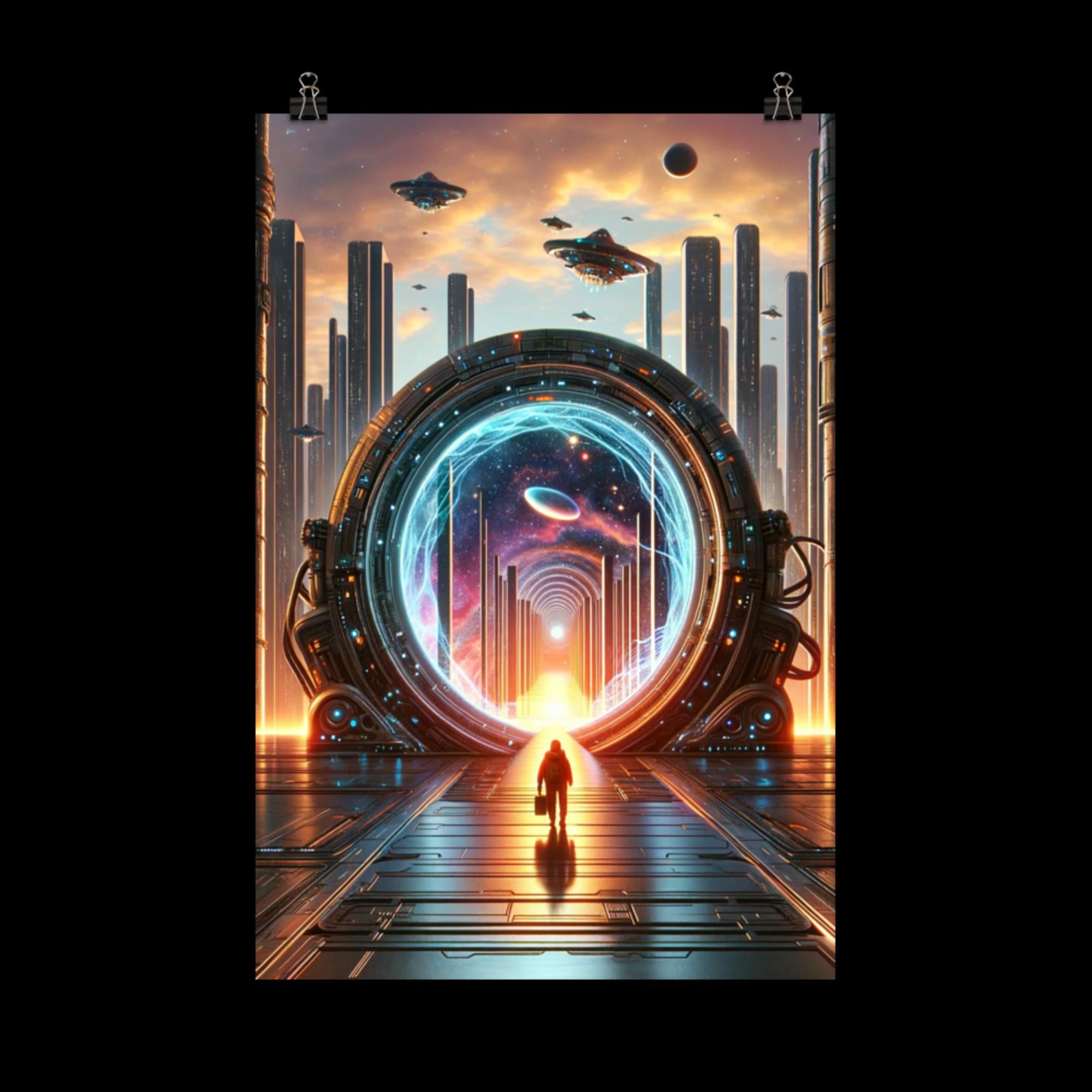 Planet Zapiod - Interdimensional Travel - Poster