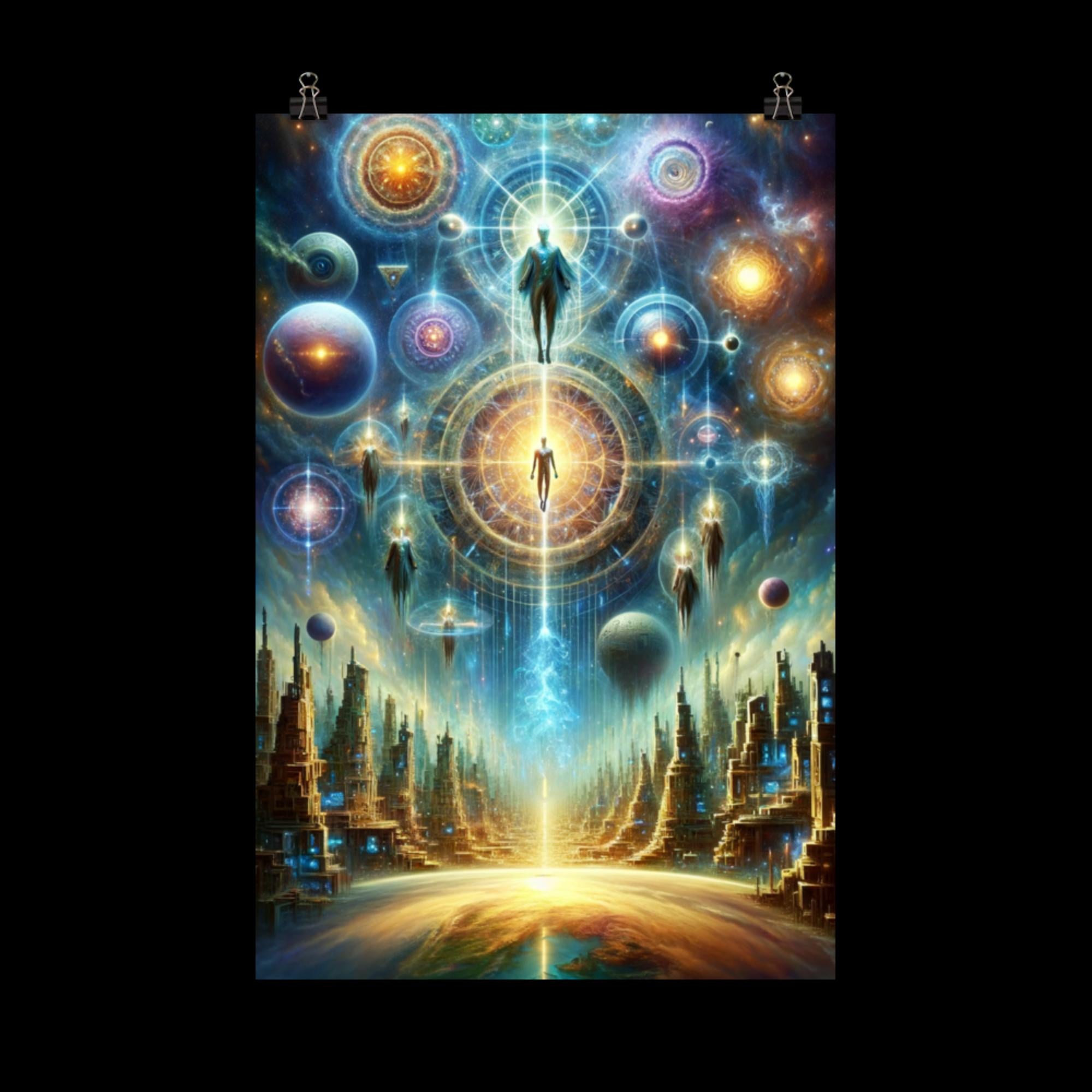 Higher Dimensional Beings - Poster