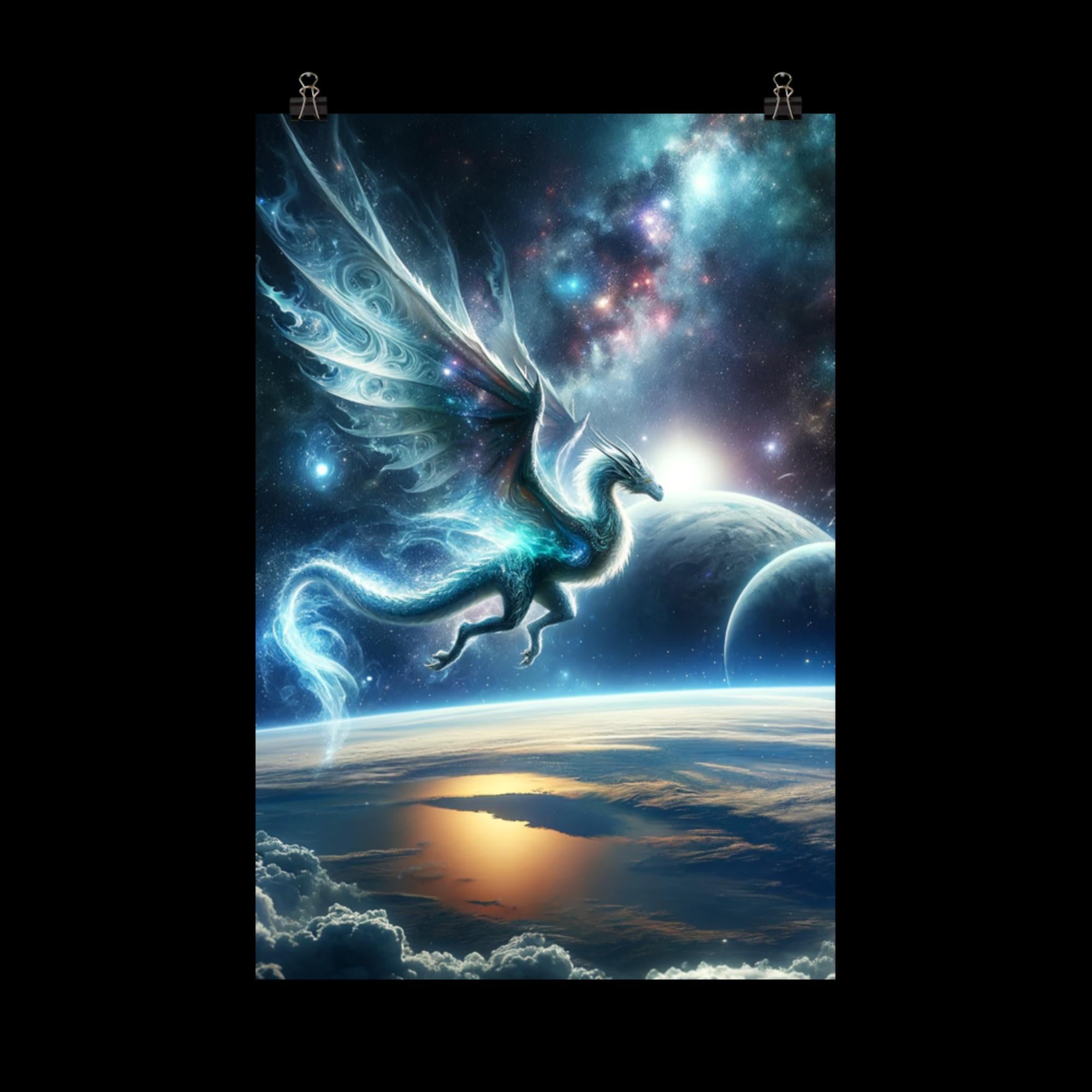 Space Dragon - Poster