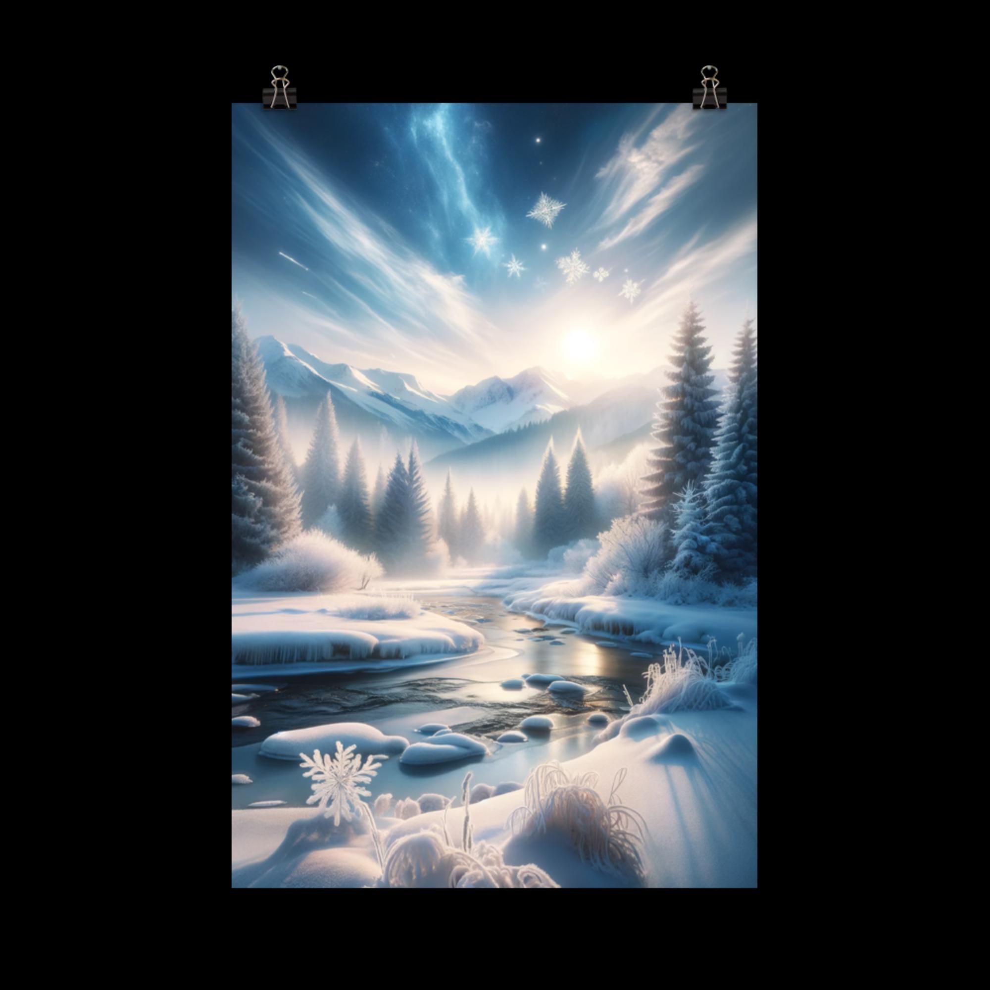 Winter Landscape - Poster