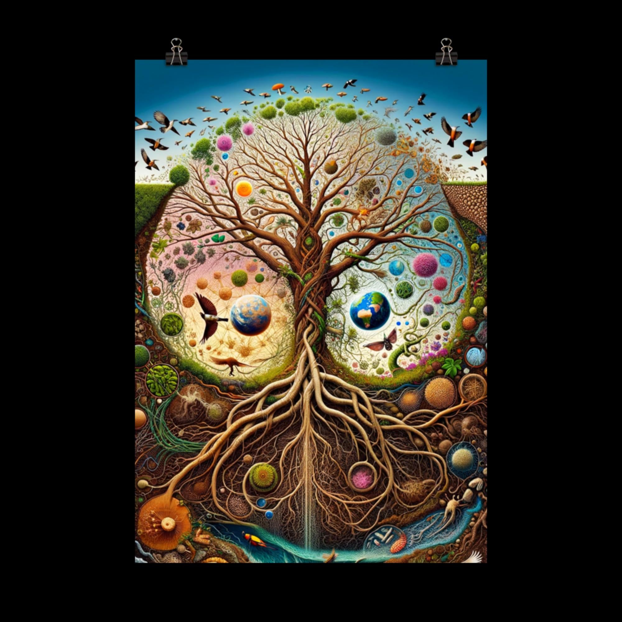 Nature's Interconnectedness - Poster