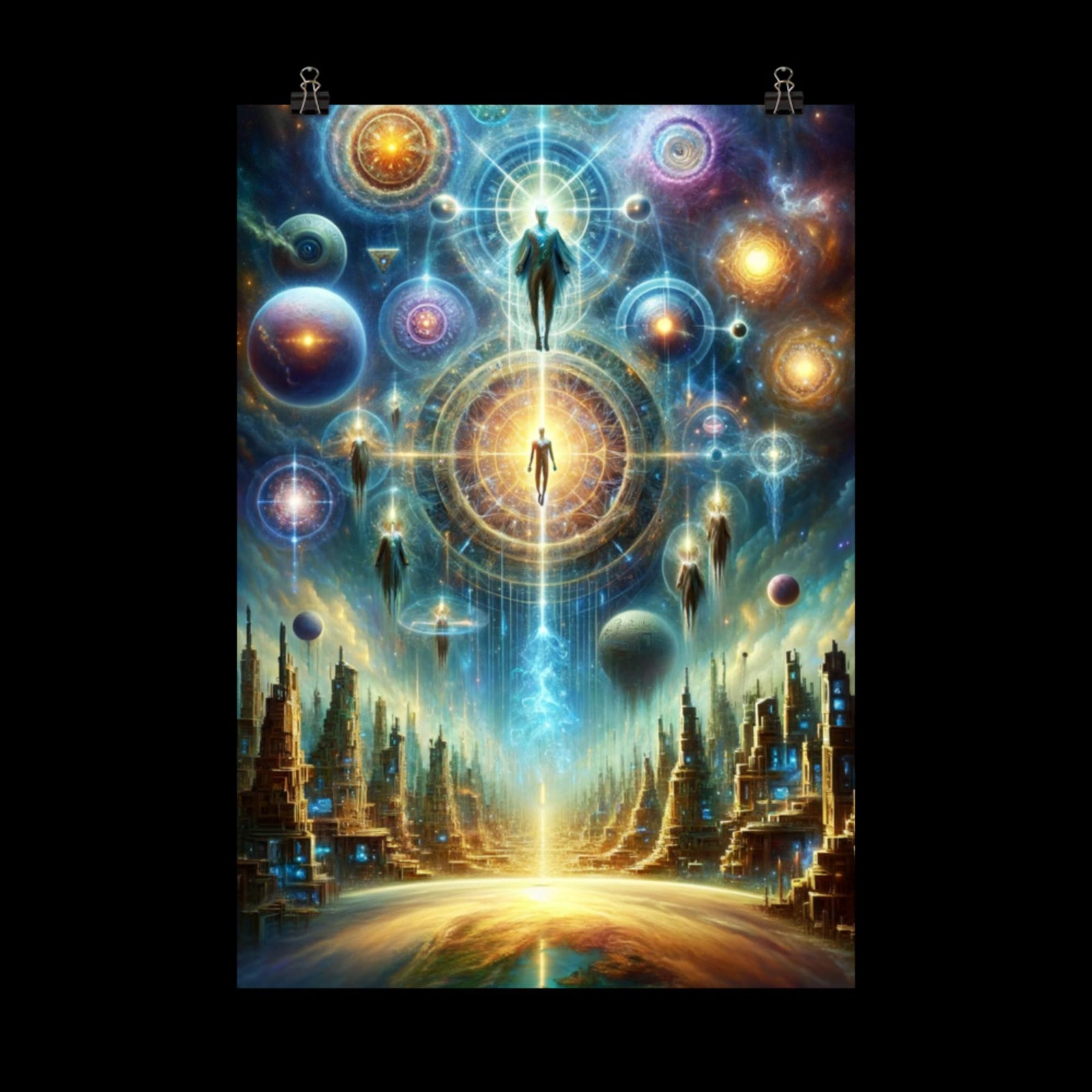 Higher Dimensional Beings - Poster