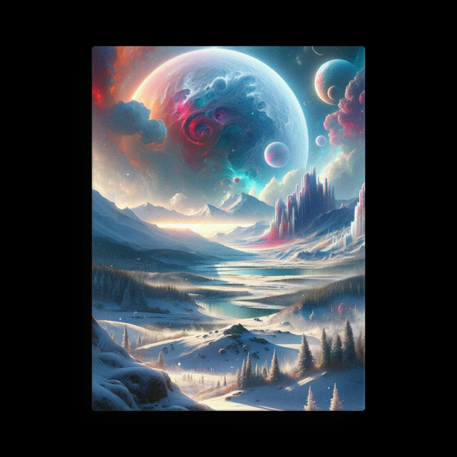 Winter Planet - Canvas